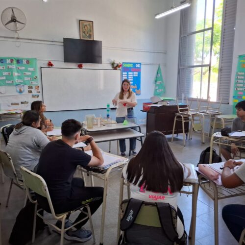 Visita a la EESO 568, Matilde.